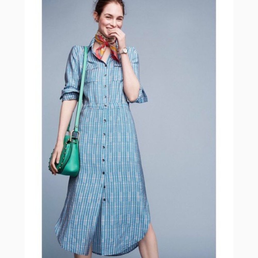 *REDUCED* {ANTHRO} Maeve 'Jemima' Shirt Dress